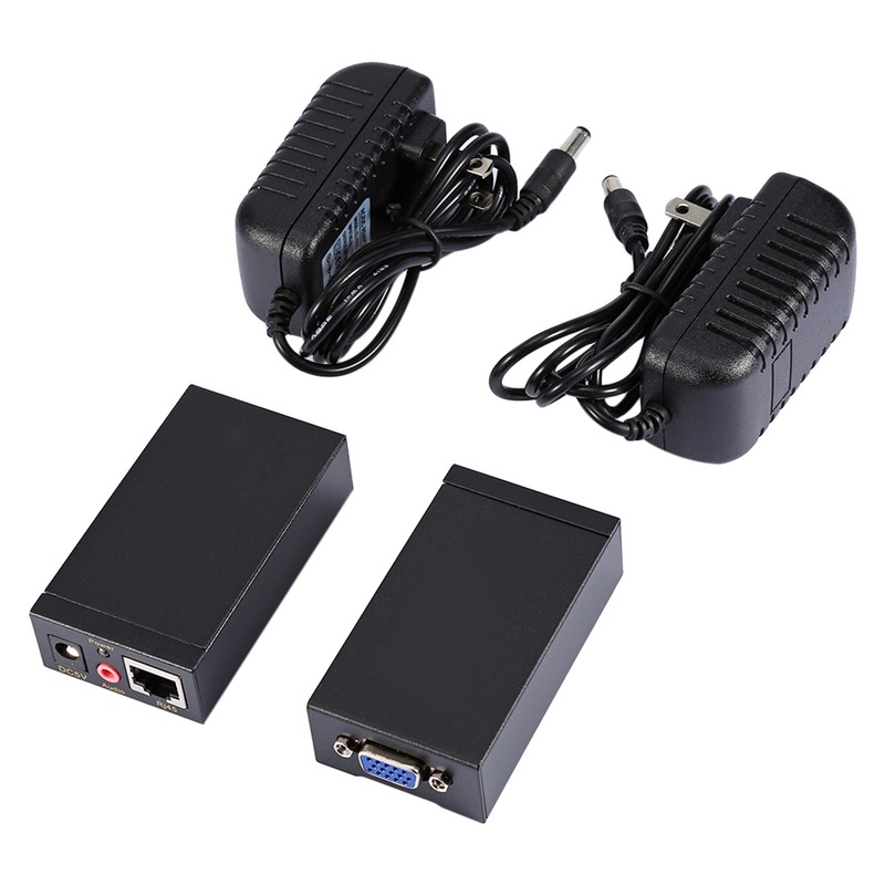 1080P 100M VGA SVGA Video Audio Extender Extension Over RJ45