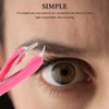 NOLITOY Brow Clip Tweezer Automatic Eyebrow Clamp Trimming Tool and