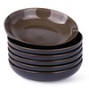 LERATIO Large Pasta Bowls,38oz Ceramic Pasta Bowls,9.0" Reactive Glaze Pasta