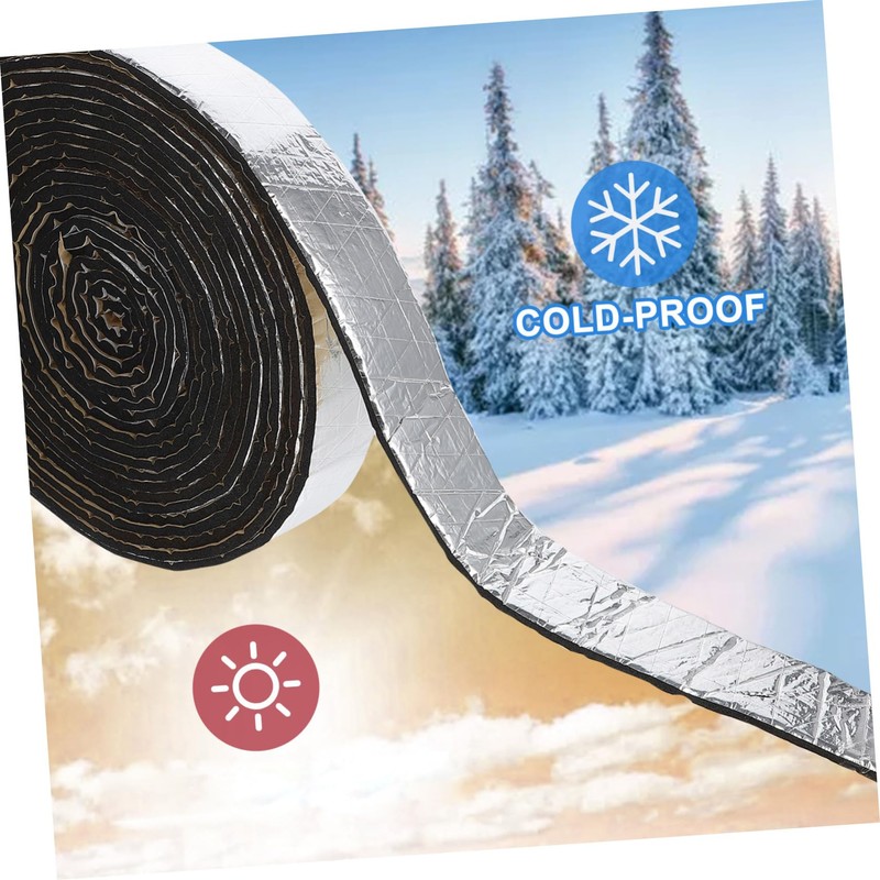 Alipis 1Roll Sound Insulation Cotton Mat Thick Noise Reduction Duct