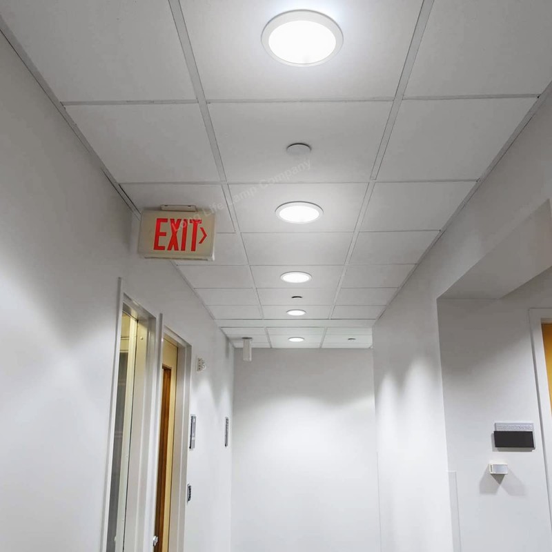 Recessed LED Ceiling Panel Light Round 18w Cool White 6500k