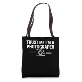 Trust Me I'm A Photographer Camera Retro Vintage Hobby Tote Bag