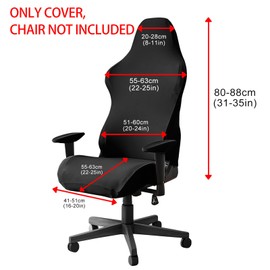 NCZCDZSW Gaming Chair Cover Set of 4 Office Chair Covers with Armrests Washable Seat Cover Office Chair Stretchy Gaming Chair Covers Seat Cover Chair for Computer Chairs Office Chair Swivel Chair