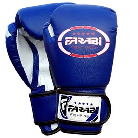 Farabi Kids Boxing Gloves 4-oz Blue