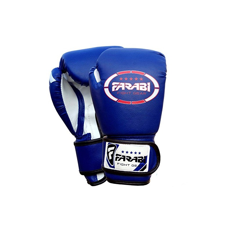 Farabi Kids Boxing Gloves 4-oz Blue
