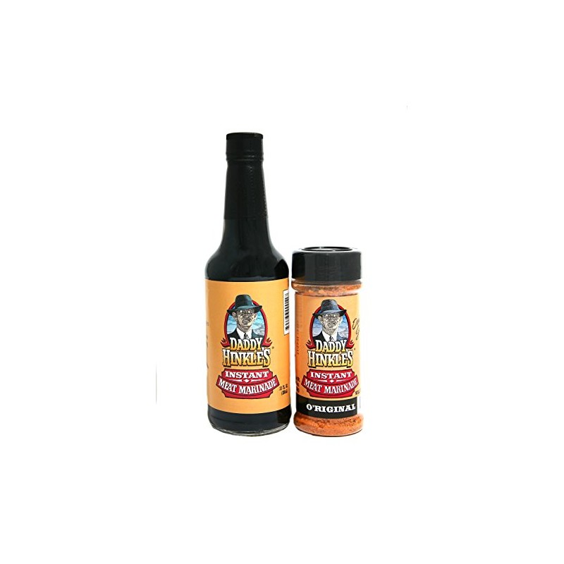 Daddy Hinkle's Inc Marinade 2 Part Set, Orig, 15 Ounce