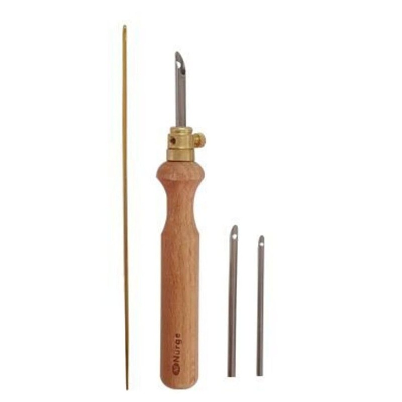 Nurge Premium Quality Punch Needle Kit, 3mm-4mm-5mm Metal Tubes and