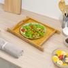 Bam & Boo - Natural Bamboo Serving Tray Stylized with