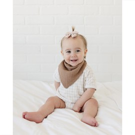 MairMore Muslin Baby Bibs for Unisex, 100% Cotton Soft and Absorbent Gender Neutral Set for Feeding and Drooling 8 Packs