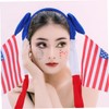 Beavorty Patriotic Independence Day Headband Lightweight Usa Flag Hair Accessories