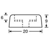 Adam Hall Hardware 4903 M16 AH - Set of 16