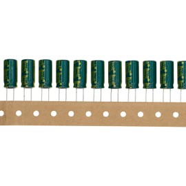 25 V 1500UF Plug-In Aluminium Electrolytic Capacitor 10 x 20 10 x 20 mm Pack of 50