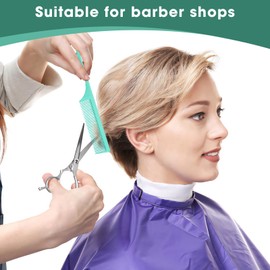 Rat Tail Comb Parting Comb：2Pcs Rat Tail Combs for Women，Fine Tooth Parting Tip Carbon Fiber Root Teasing Anti Static Tail Comb，Hair Combs for Styling（Green,Black ）