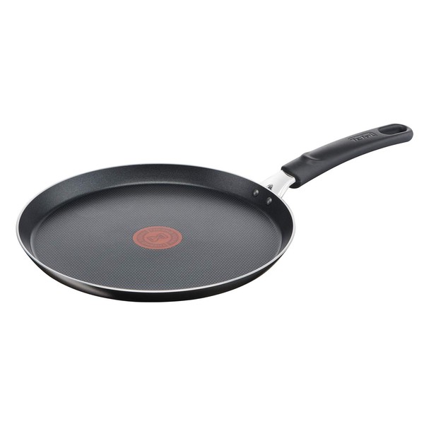 Tefal Easy Cook & Clean B5541002 Non-Stick Crepe Pan 25 cm Suitable for All Heat Sources Except Induction