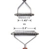 Extra Wide Undercoat Rake for Dogs, Cats - 20 Blade