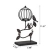 Adeco Decorative Table Candle Lanterns Iron Candle Holder Outdoor Lanterns