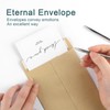 25 Packs 110 x 220 mm Self Seal Pocket Envelopes,