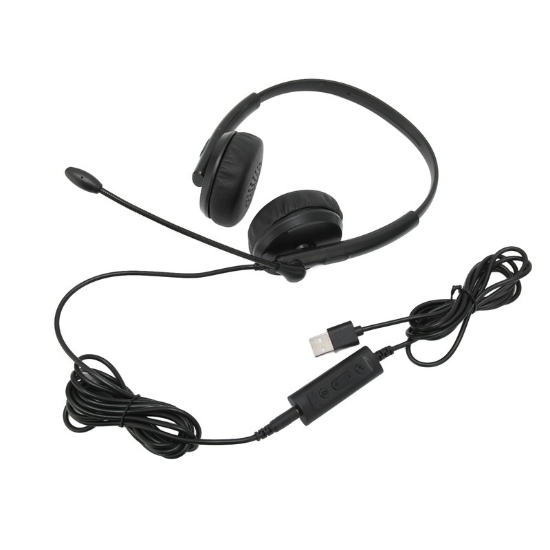 XD1000 USB Headset 3.5mm Noise Reduction Mic Customer Service Headset