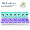 DANYING Large Pill Organizer 2 Times a Day, Weekly Pill