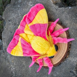 Double Bread Maple Leaf Plush Toy Figure - Stuffed Toy - Pink - 3x1x2 cm - Canada