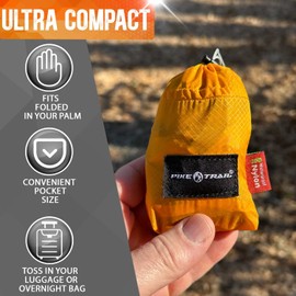 Pike Trail Ultralight Packable Water Resistant Hip Pack - Pike Trail Fanny Pack - Crossbody Belt Bag for Women and Men - Sling Design for Waist/Chest - Ideal for Running, Travel, Hiking, Dog Walking