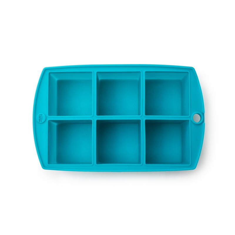 Tulz Mega Ice Block Tray, Silicone, Teal