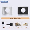 SUMBIN Door Knob/Deadbolt Reinforcement Plate Repair Backplate Door Reinforcer Kit