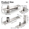 Heavy Duty Stainless Steel Wood Door Pivot Hinges, 180 Degree
