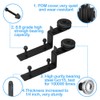 ZEKOO Sliding Barn Door Single Track Bypass Barn Door Hardware