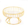 Countertop Fruit Bowl Multi Purpose Large Capacity Metal Wire Basket