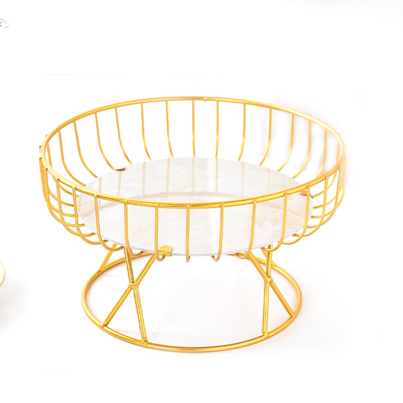 Countertop Fruit Bowl Multi Purpose Large Capacity Metal Wire Basket