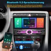 Single DIN Car Radio with Wireless CarPlay & Android Car,