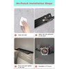 NONGKANG 2pcs RV Aluminum Folding Shelf Wall-Mounted 2-Pack | 90°