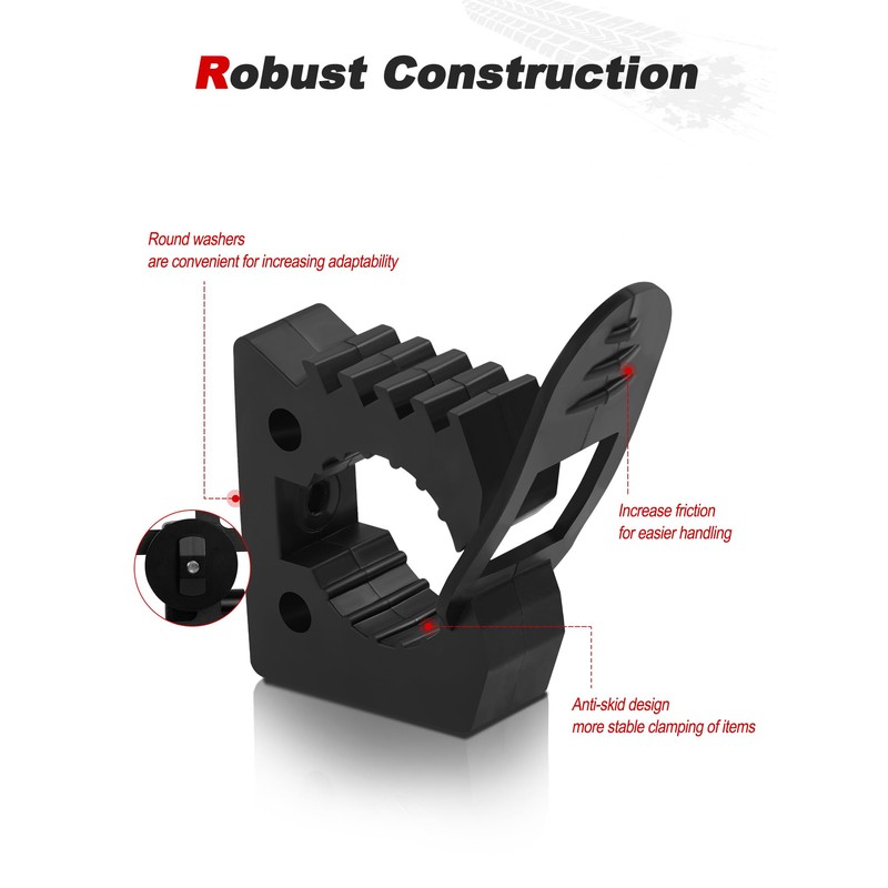 NILKATSS 2-Pack Rubber Molle Panel Clamp Holder Kit Fit 1-2