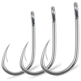 Fishing Live Bait Hooks, 40pcs Bait Hooks Live Bait Saltwater Circle Hooks Strong Stainless Steel Hooks Catfish Hooks Sharp Saltwater Fishing Hooks