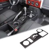 Aunginsy Central Control Gear Shift Panel Cover Cup Holder Trim