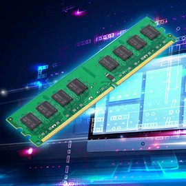 Motoeagle 4GB Kit (2x2GB) DDR2 800 MHz Udimm RAM, 2GB 2RX8 PC2 6400U Memory 1.8V 240-PIN DIMM Desktop PC Non ECC Unbuffered for Intel & AMD