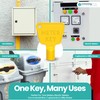 Trimming Shop 2 x Plastic Utility Meter Box Key –
