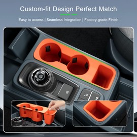 xipoqix Cup Holder Compatible with 2022-2025 Ford Maverick Drink Holder Center Console Organizer Replacement for 2022 2023 2024 2025 Ford Maverick Accessories
