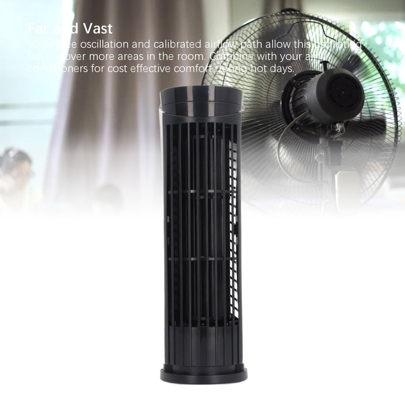 Tower Fan 90 Degree Oscillating Fan with 2 Speeds Light