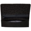 [Wamonoya] [Indenya] Business Card Holder, Black Deerskin x Black Lacquer