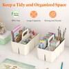 Lifewit Plastic Art Supply Storage Organizer, Divided Caddy Organizer with