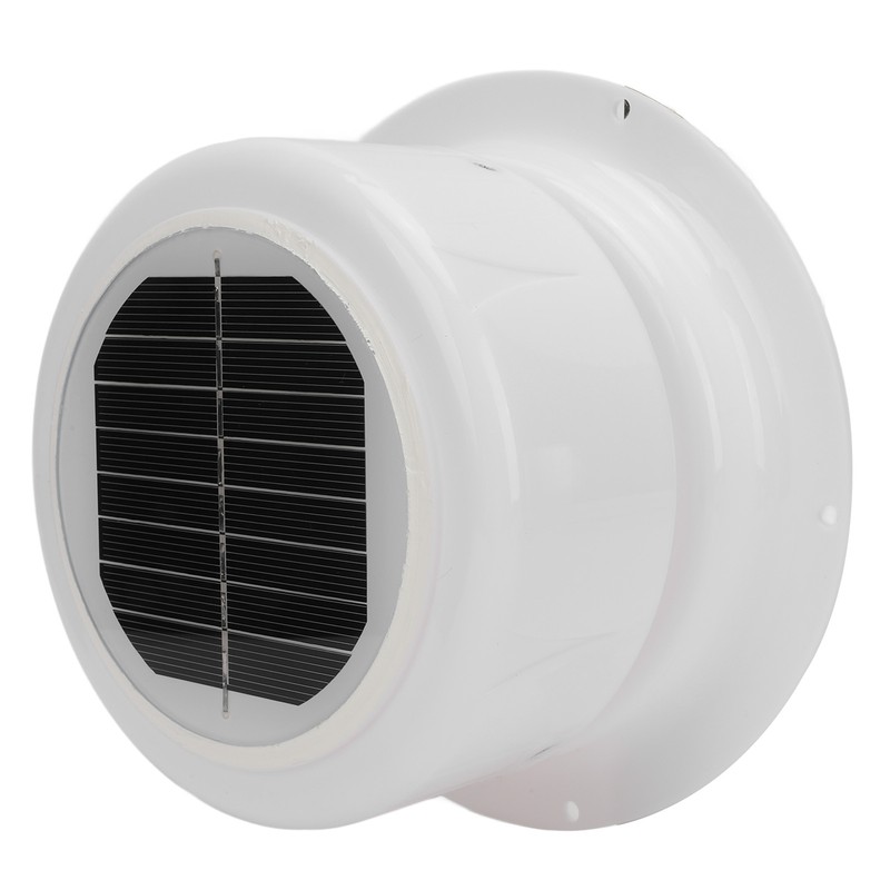 Solar Powered Vent Fan with Mounting Screws Ceiling Exhaust Ventilation