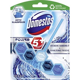 Domestos WC Stone Power 5+ Active Blue Rinse Ocean 7 Pack (7 x 53 g)
