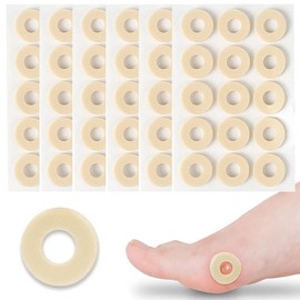 CJQRL Pack of 90 Corns Pressure Protection Rings, Corn Plasters, Pressure Protection Plasters, Foam Callus Cushion, Corn Rings, Bubble Plasters, Corns, Anti-Friction