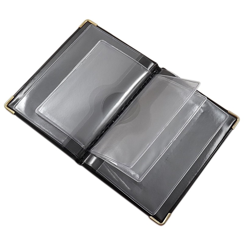 Exclusive ID and credit card holder with metal corners 10