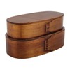 Lunch Box Set Japanese Style Wooden Food Storage Container for