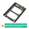 Dual Msata SSD to 2.5inch SATA III Adapter 6Gbps Supports