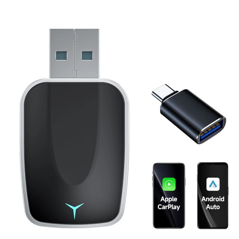 2 in 1 Car Auto Wireless Apple Carplay & Android