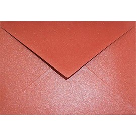 Netuno Invitation Envelopes Nacre Red DIN C6 114 x 162 mm 120 g Aster Metallic Ruby Envelopes Elegant Pearlescent Pearl Effect Metallic Shiny Envelopes Red Envelopes Pack of 100